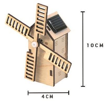 Bouwpakket – Hollandse molen met zonnepaneel - mini, duurzaam verantwoord educatief speelgoed, educatief speelgoed, educatief bouwpakket, duurzaam speelgoed, duurzaam bouwpakket kind, 