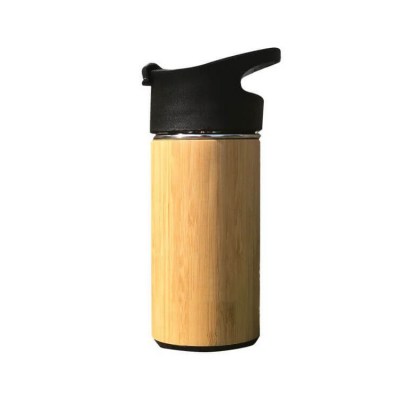 Thermosbeker - Bamboe - 250 ml 250 ml, Retulp thermosbeker, herbruikbare thermosbeker, thermosfles, RVS waterfles, duurzame thermosfles, bamboe thermosbeker, 