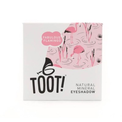 Mono Oogschaduw - Fabulous Flamingo - Roze toot!, roze oogschaduw Toot!, natuurlijke oogschaduw kind Toot! roze, veilige natuurlijke oogschaduw roze toot!, natuurlijke kindermake-up toot! roze, volledig natuurlijke kinder make up, bio kindermake-up toot!