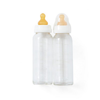 glazen babyfles, natuurlijke babyfles, bpa ftalaten en pvc vrije babyfles, plasticvrij, glazen flesje, plasticvrije babyfles,
