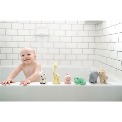 Mijn Eerste Zoodiertjes - Nijlpaard - Nijlpaard, natuurlijk speelgoed, bijtspeeltje van natuurrubber, volledig natuurlijk badspeeltje, natuurlijk speelgoed baby kind, bijtspeeltje van natuurrubber,
