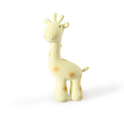 Mijn Eerste Zoo diertjes - Giraffe Giraffe, Tikiri bad speeltje, 100% natuurlijk bad speeltje, bad speeltje giraf, giraf bad speeltje, bad speeltje van natuurrubber, duurzaam baby speelgoed, 