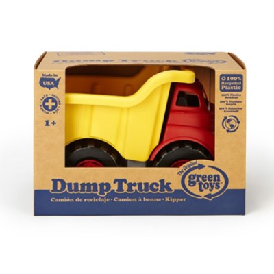 Roze kiepwagen - gerecycled, mooie dumptruck, 100% gerecycled, beter voor het milieu, duurzaam speelgoed, milieubewust speelgoed, 