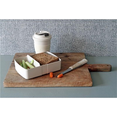 Lunchbox - Coconut White Coconut White, duurzame broodtrommel, duurzame lunchbox, herbruikbare lunchbox, herbruikbare broodtrommel, BPA en melamine vrije broodtrommel, BPA en melamine vrije lunchbox,